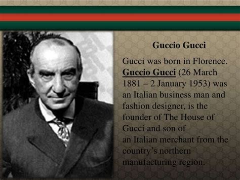 gucci creator|what year was gucci founded.